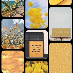 YELLOW photo collage